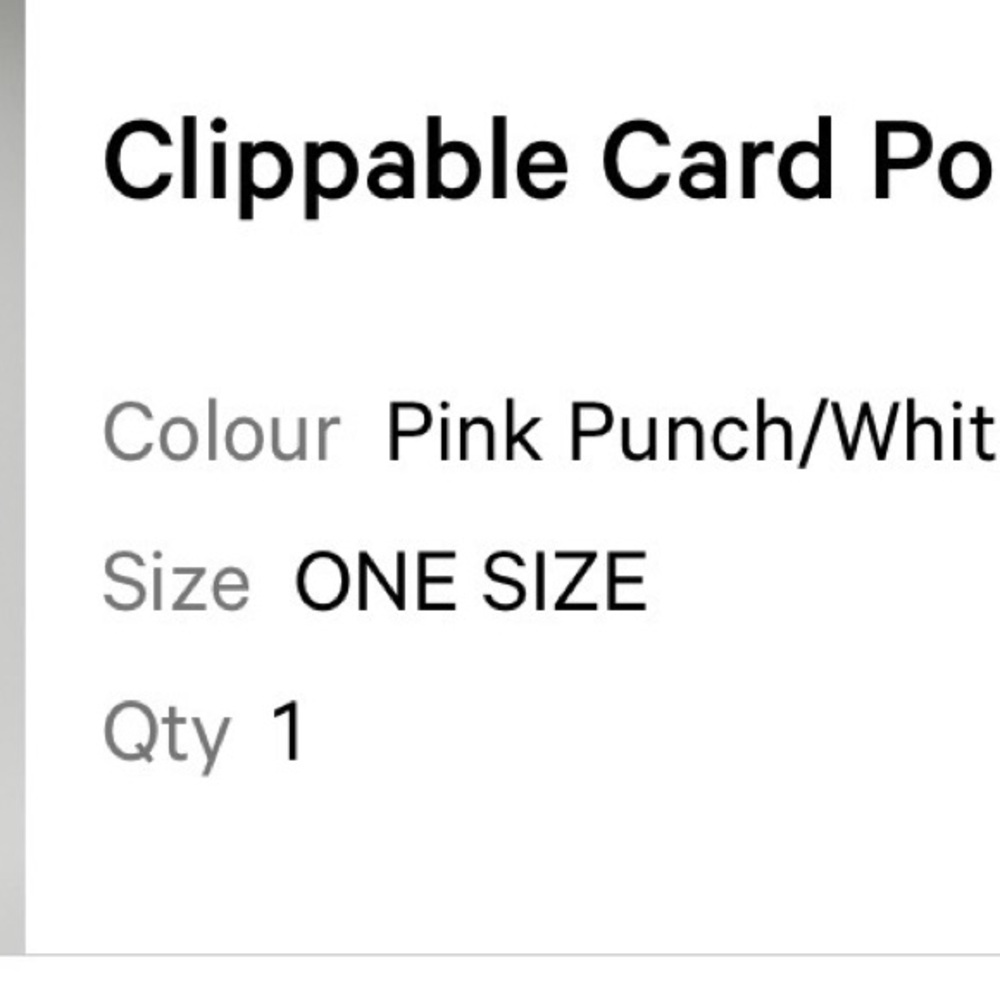 Clippable Card Pouch - Picture 2 of 3